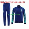 Brasilien Kinder Blau Trainingsanzüge 2023-2024